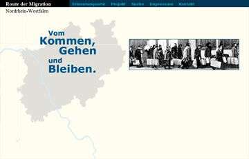 Screenshot des Projektes Route Migration