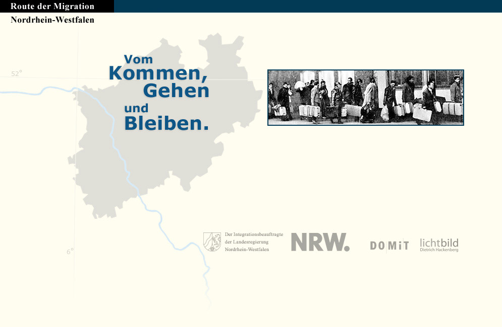 Titelbild der Webseite Route der Migration